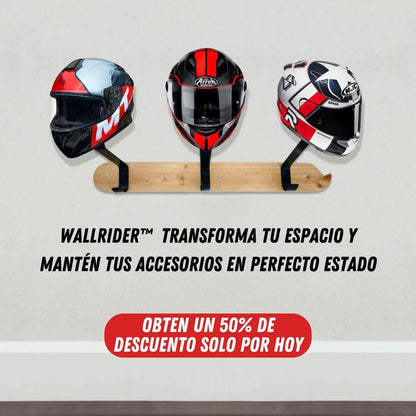 WallRider™: Soporte para casco